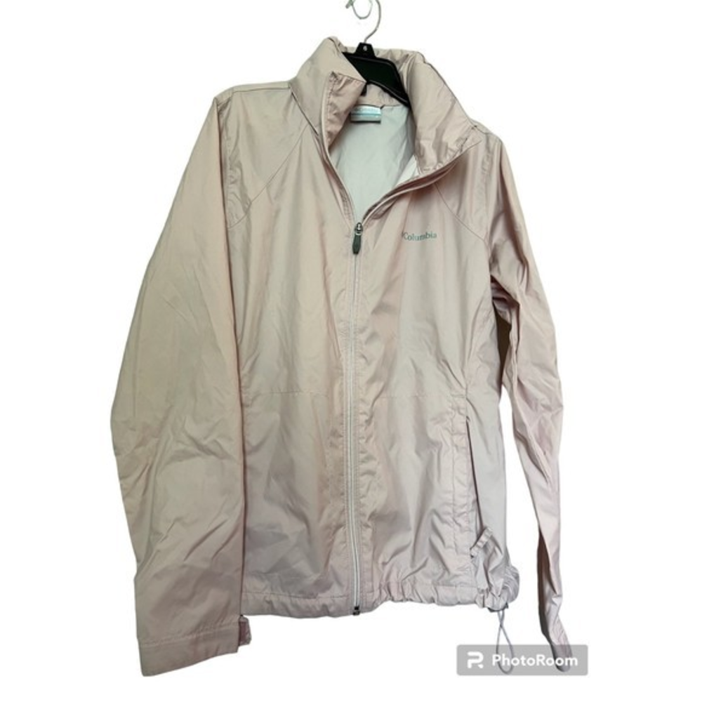 Columbia rain Jacket pale pink size M women’s